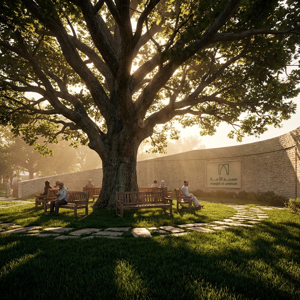 New Masjid Exterior Rendering